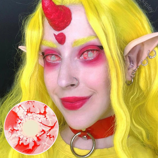 Cosplay Sclera Bleeding Zombie