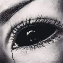 Cosplay  Sclera Black   22mm (big)